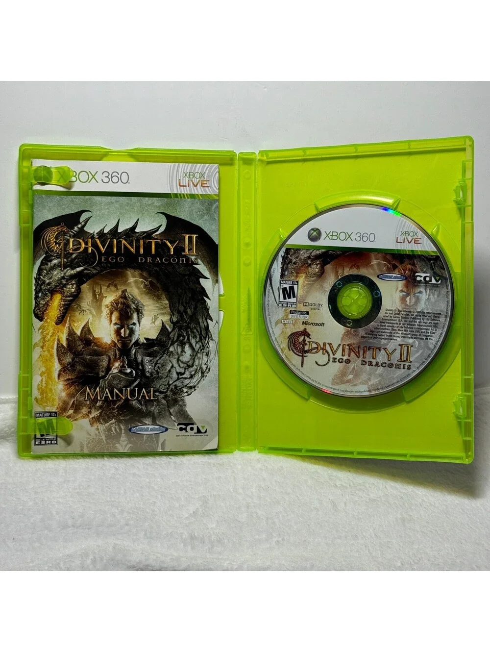 Divinity II Ego Draconis Xbox 360 Complete CIB  NTSC RPG Larian CDV